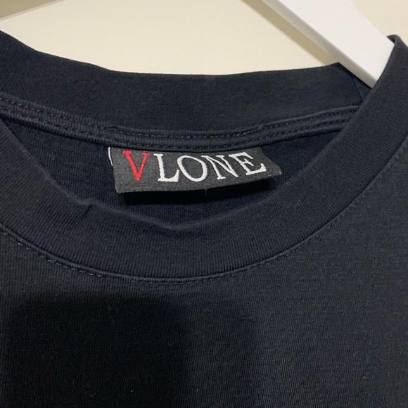 🔥 VLONE Black Red Logo T-shirt - Picture 4 of 5